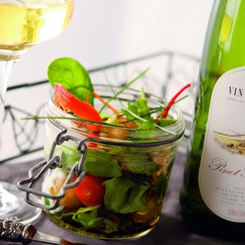 Salade croustillante de Gambas